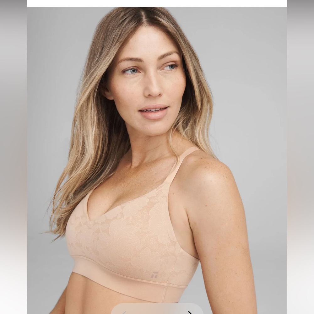 Second Skin Triangle Bralette in Maple Sugar